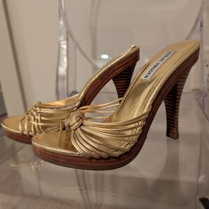 Steve Madden Gold Women's Platforms